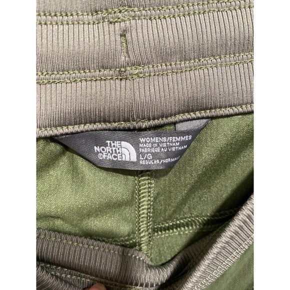 North Face - Hunter green athletic Capri pant adjustable waist women size Large - Picture 4 of 4